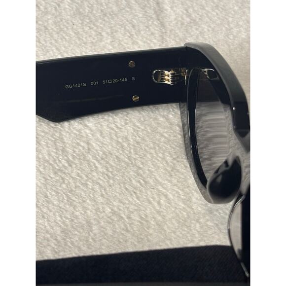 Brand New Gucci Sunglasses - Cat Eye Full Inclusion GG1421S 001 Size 51-20-145 S